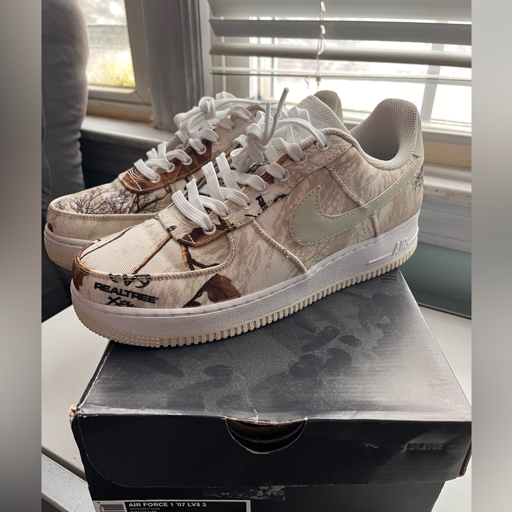 Nike Air Force One RealTree Low White 2018